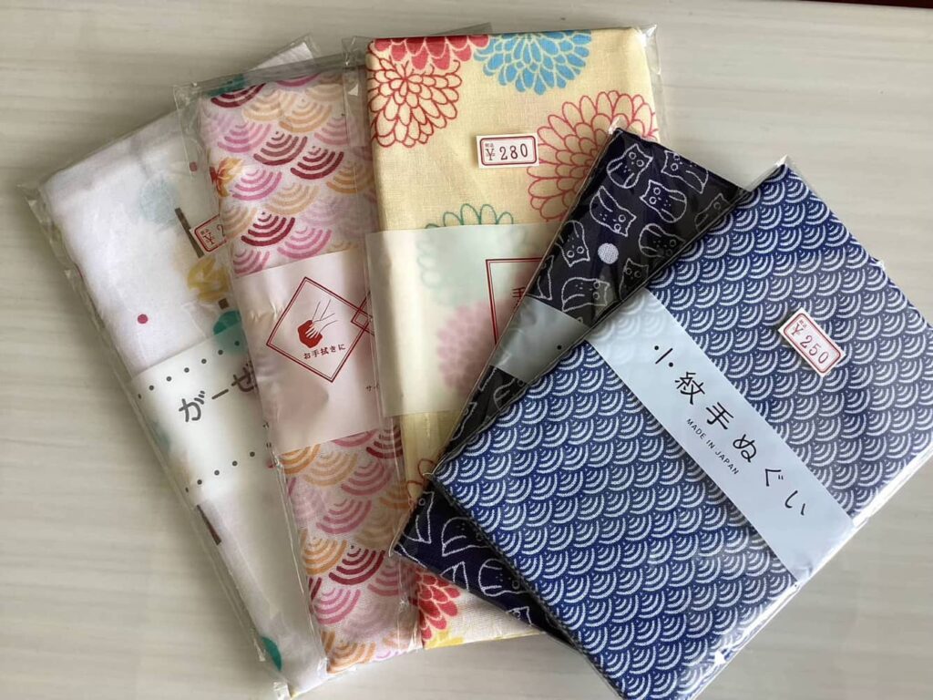 デザイン性と機能性を兼ね備えている、手ぬぐい