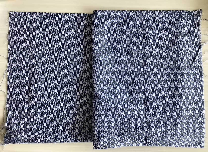 手ぬぐいは両端が切りっぱなし